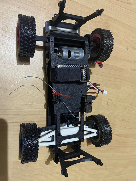 Wrecker 3D printed RC Demolition Derby Car