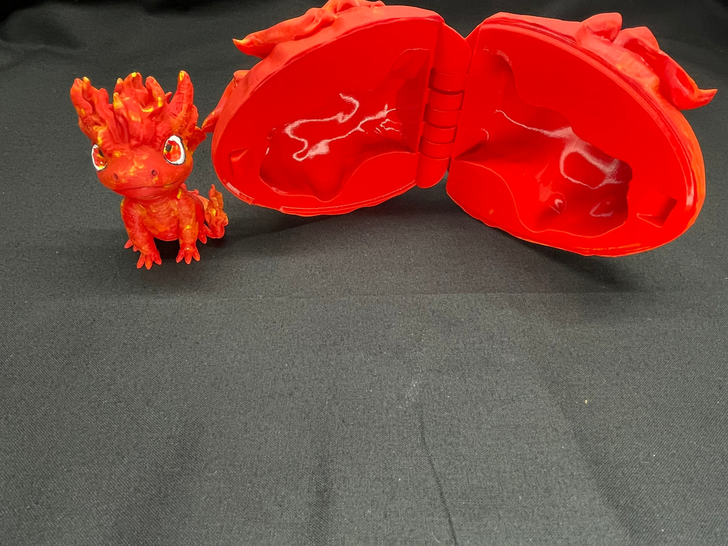 Fire Egg with baby dragon