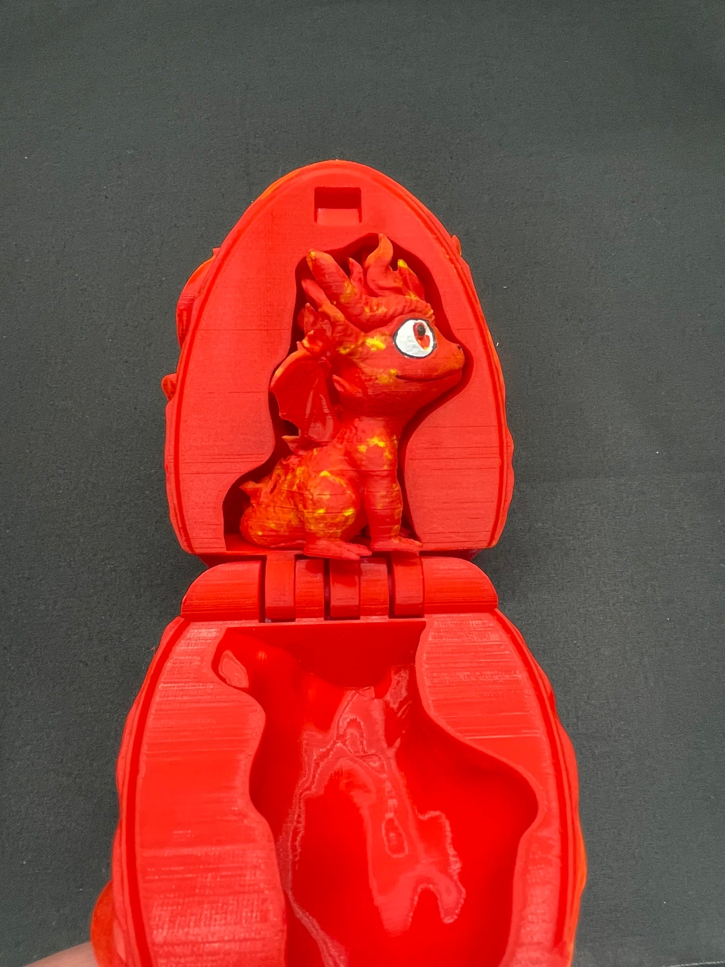 Fire Egg with baby dragon